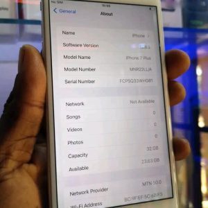 Fairly Used IPhone 7 plus