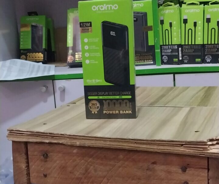 Oraimo 10,000mah power bank toast 10 byte. Opb-p120d
