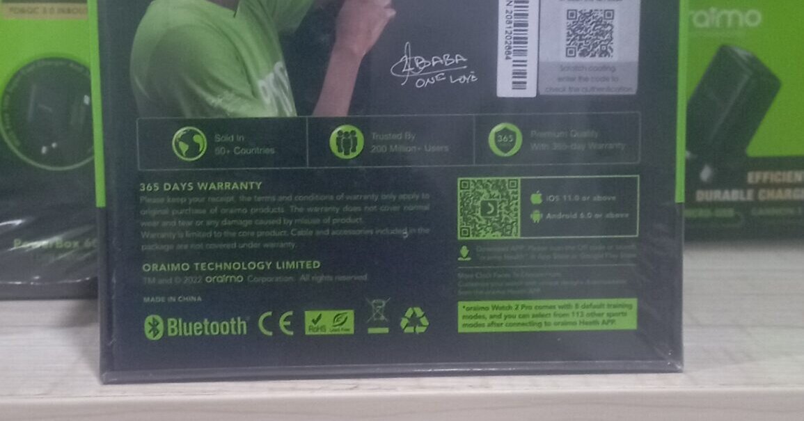 Oraimo smart watch