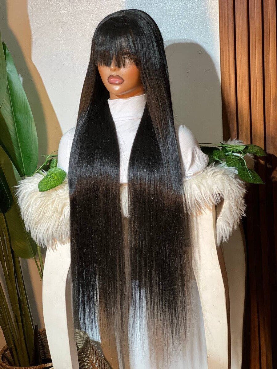 Factory made body straight human hair