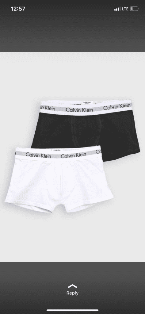 Original Calvin Klein boxers