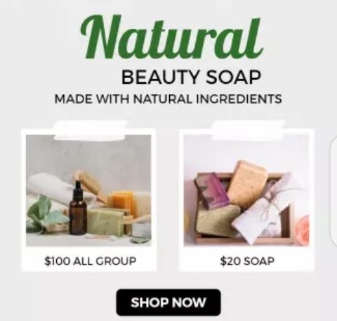 Refreshing soaps