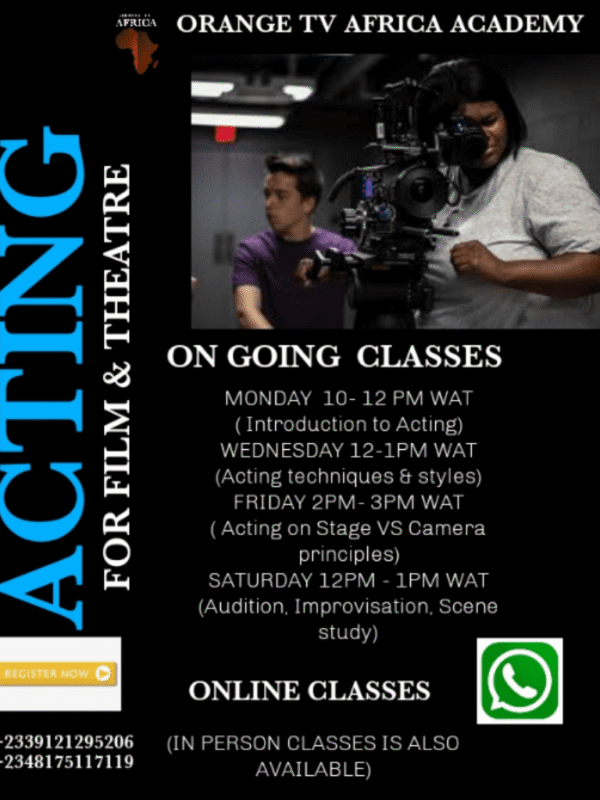 ACTING TRAINING CLASS