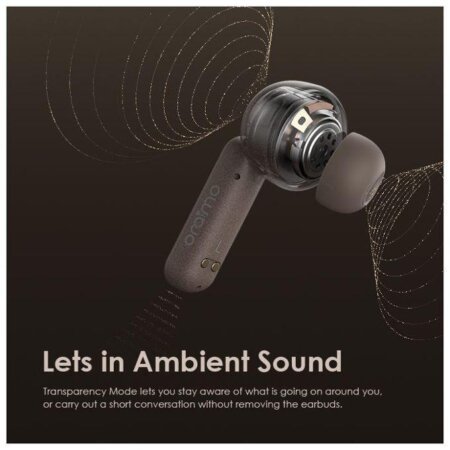 oraimo SpacePods x Burna Boy ANC True Wireless Earbuds