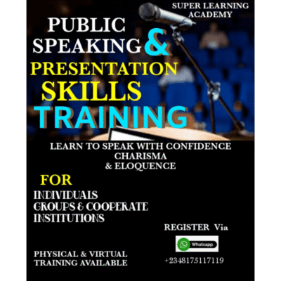 PUBLIC SPEAKING TRAINING