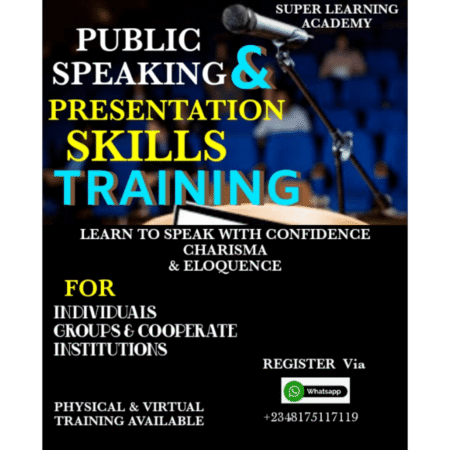 PUBLIC SPEAKING TRAINING