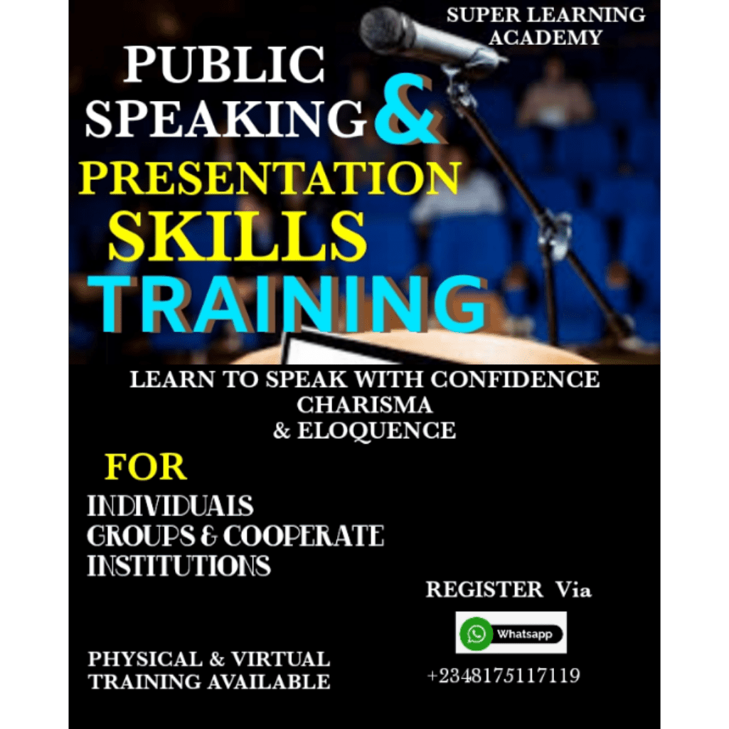 PUBLIC SPEAKING TRAINING