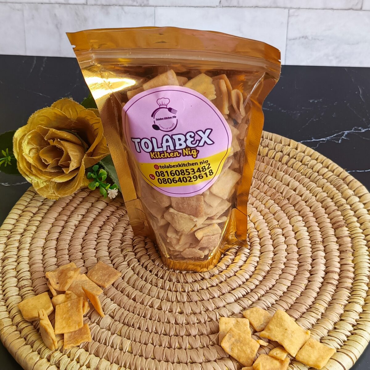 Milky chinchin flakes