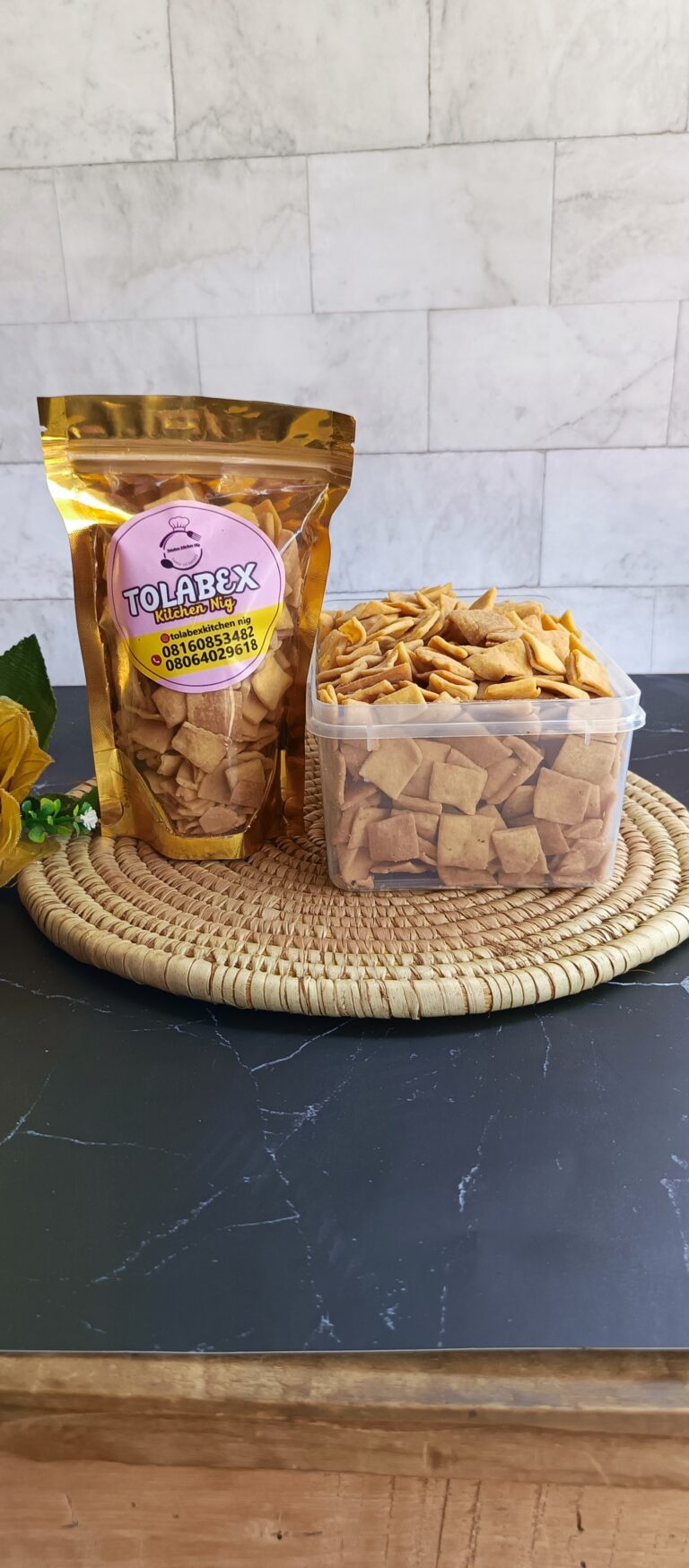 Milky chinchin flakes