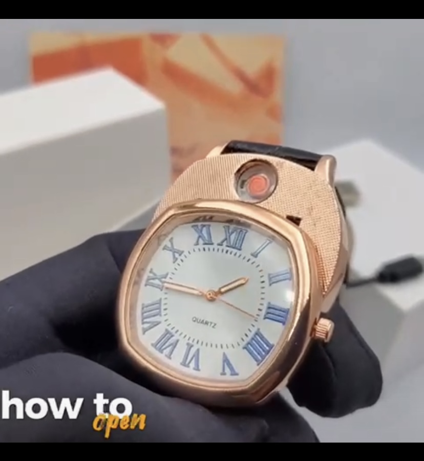 Quartz lighter watch
