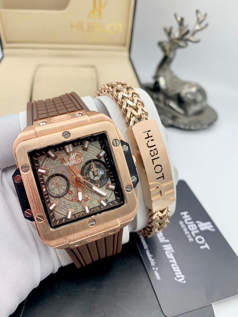 Hublot watch and bracelets