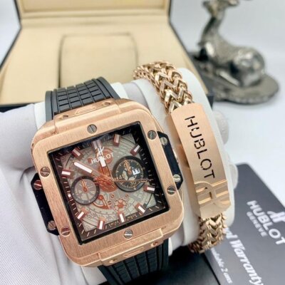 Hublot watch and bracelets