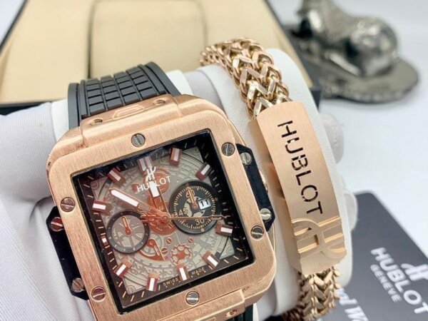 Hublot watch and bracelets