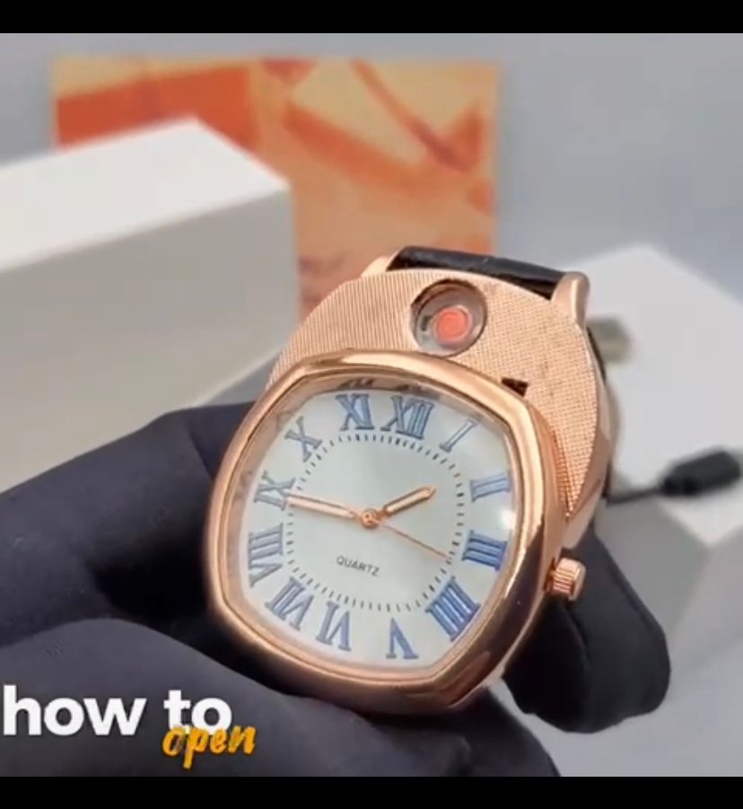 Quartz lighter watch