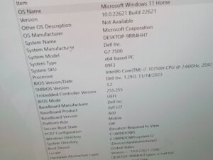 4K Screen Dell G7 Gaming and Work Laptop