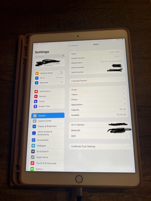 iPad Air 3rd Generation