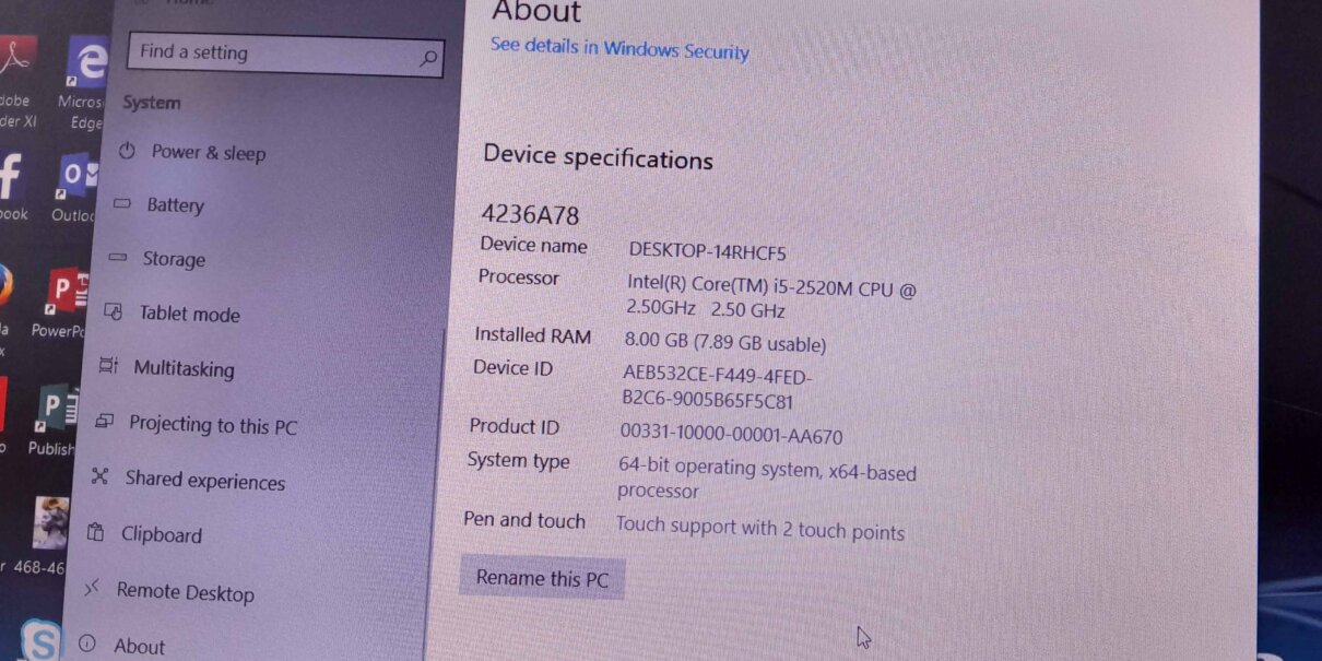 Lenovo thinkpad laptop Lenovo thinkpad laptop – good condition