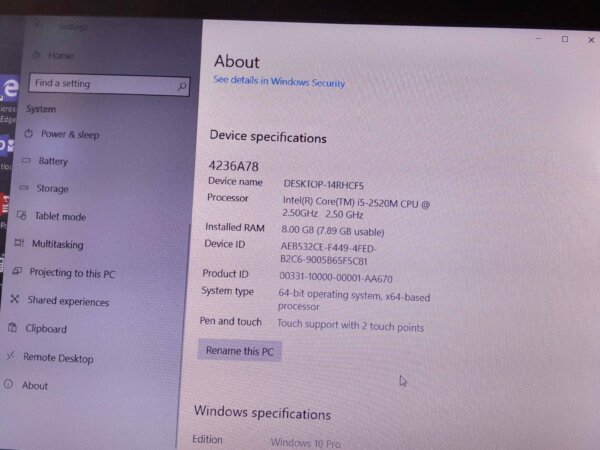 Lenovo ThinkPad Laptop – Good Condition