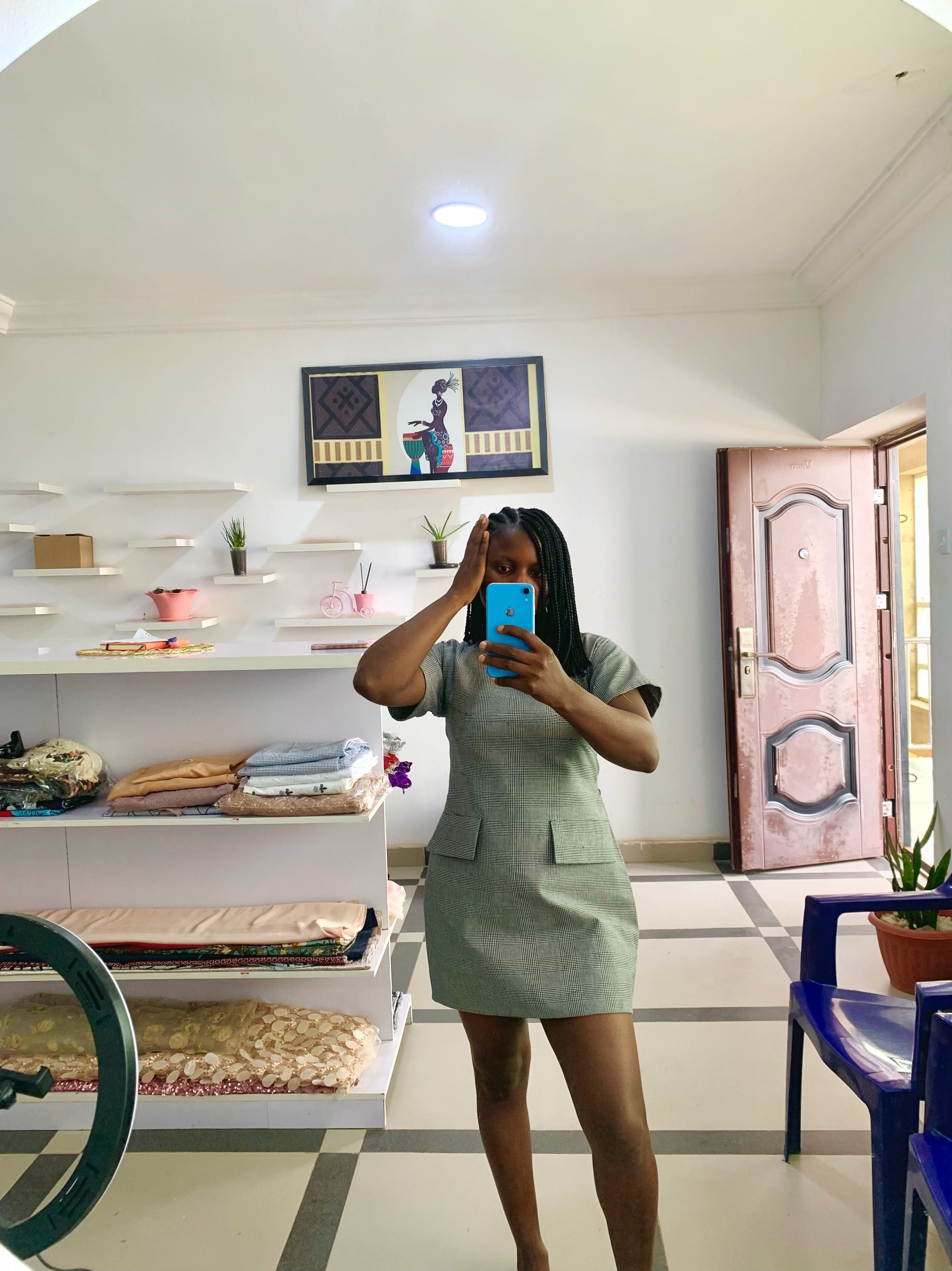 A beautiful short dress