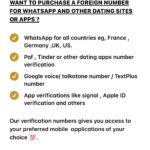 Google voice / TextPlus number and other verification number