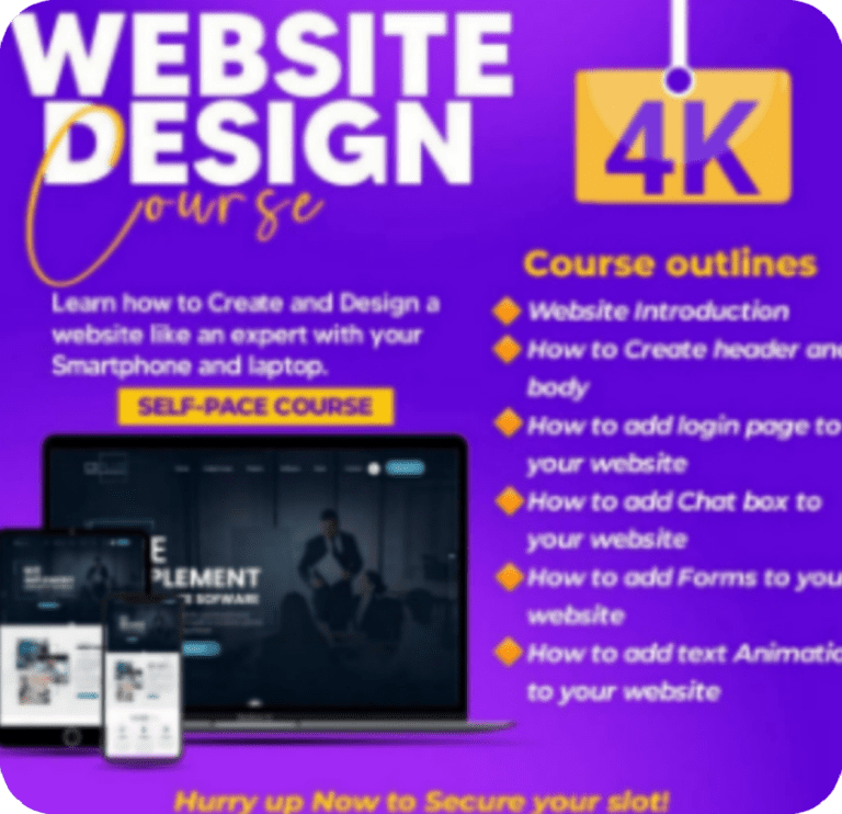 Website design course
