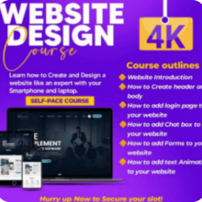 Website design course