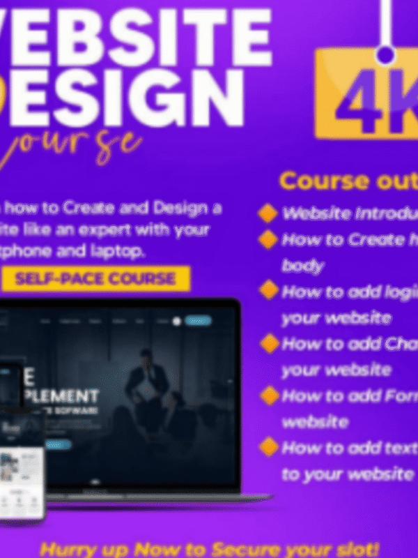 Website design course