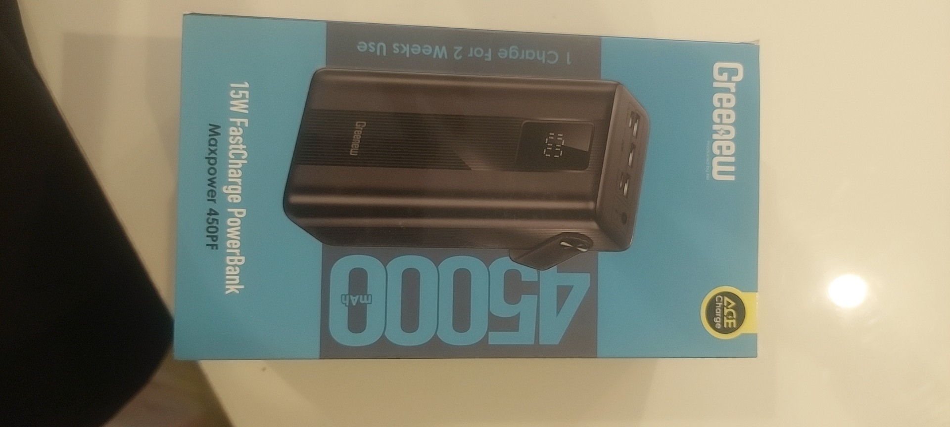 Itel Greenew 45000Mah 1 charge for 2 weeks use