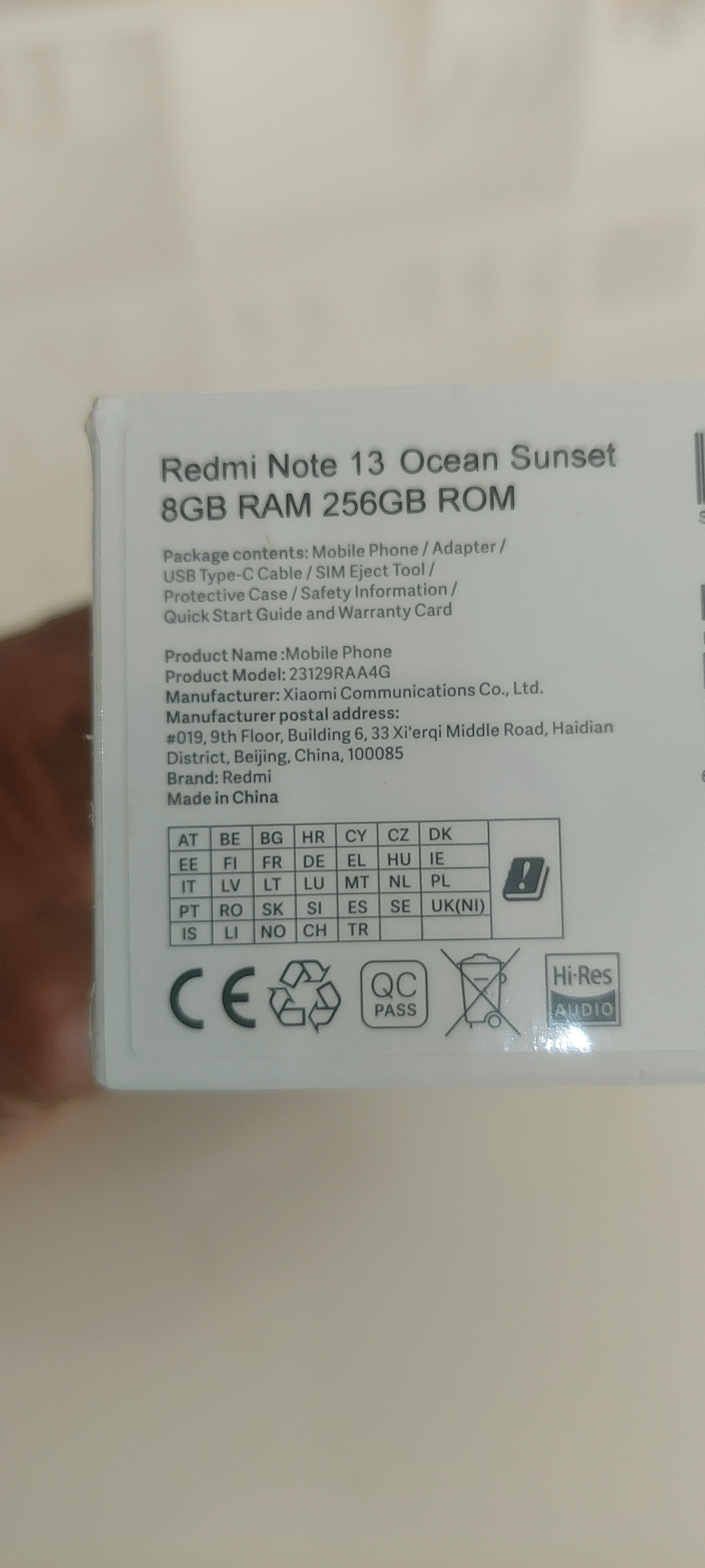 Redmi note 13 8/256GB