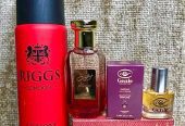 Perfumes and jewelries