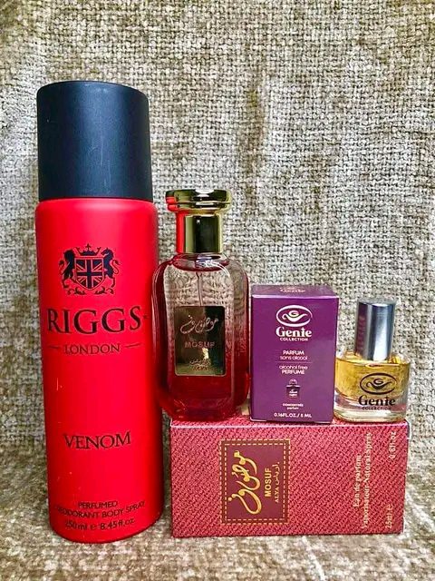 Perfumes and jewelries