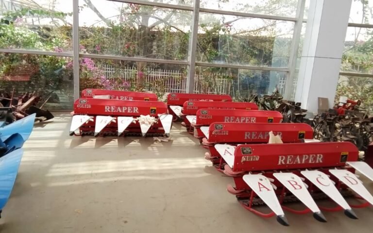 Brand new 4gl120 “reaper” mini rice/wheat harvesters – efficient & affordable