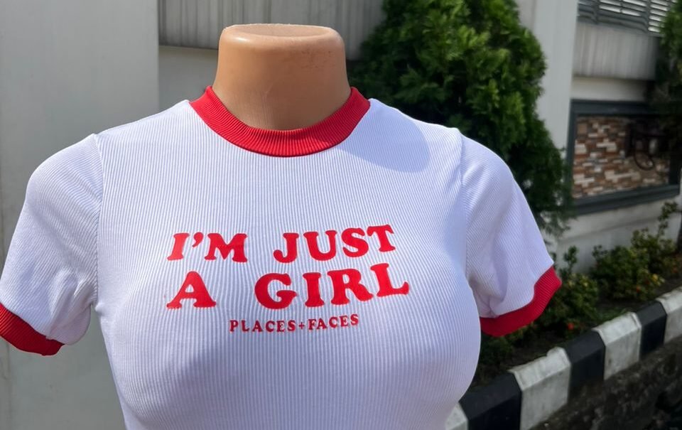 Nigerian made crop Nigerian made crop tops for ladies