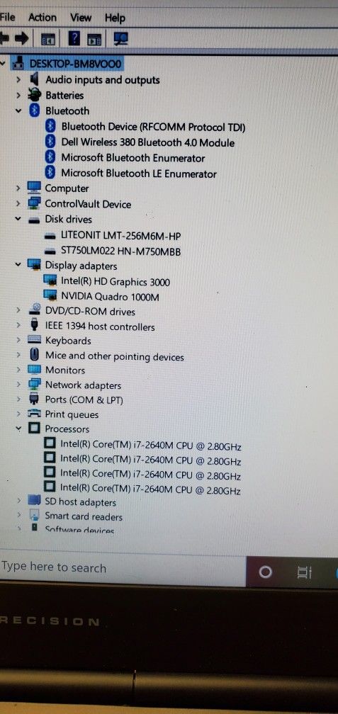 Heavy Duty Gaming Graphic Dell Laptop Workstation, i7..@..2.7GHz, 16GB RAM, 1000GB SSD, 2GB GPU, 5G-WiFi, BT4.0, DVD-RW, Win10Pro, OfficePro, CS6