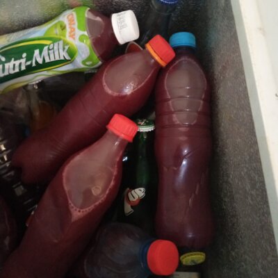 Fruity chilled Zobo drink