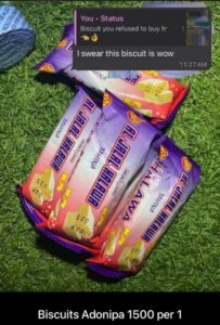 Sweetner snack