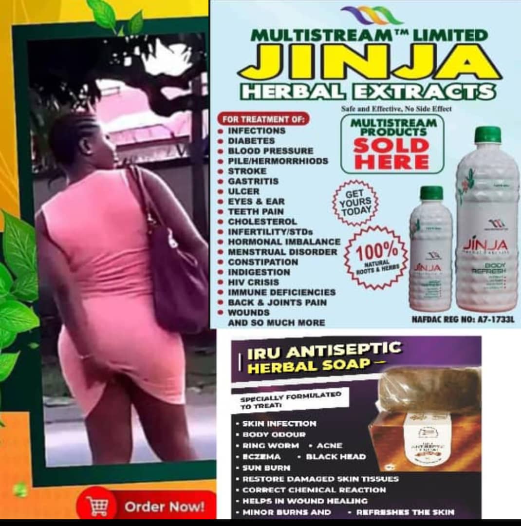 JINJA HERBAL EXTRACT AND IRU ANTISEPTIC SOAP