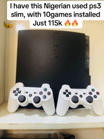 Slim ps3 with 10 games installed