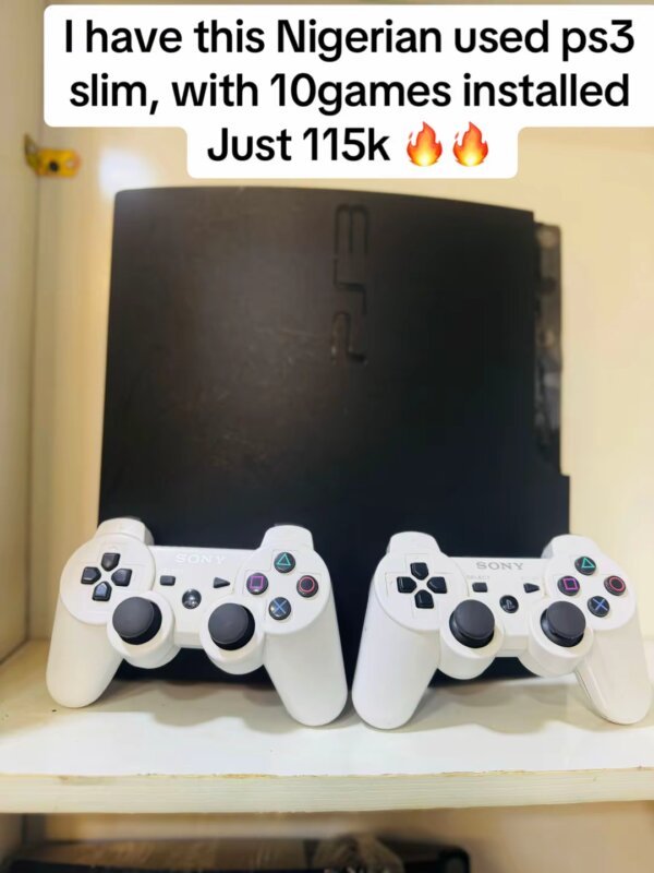 Slim ps3 with 10 games installed