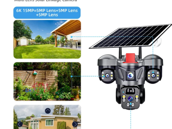 4G Solar cameras 3 screen 3len