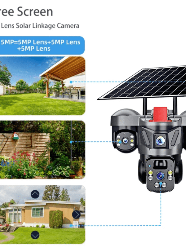 4G Solar cameras 3 screen 3len