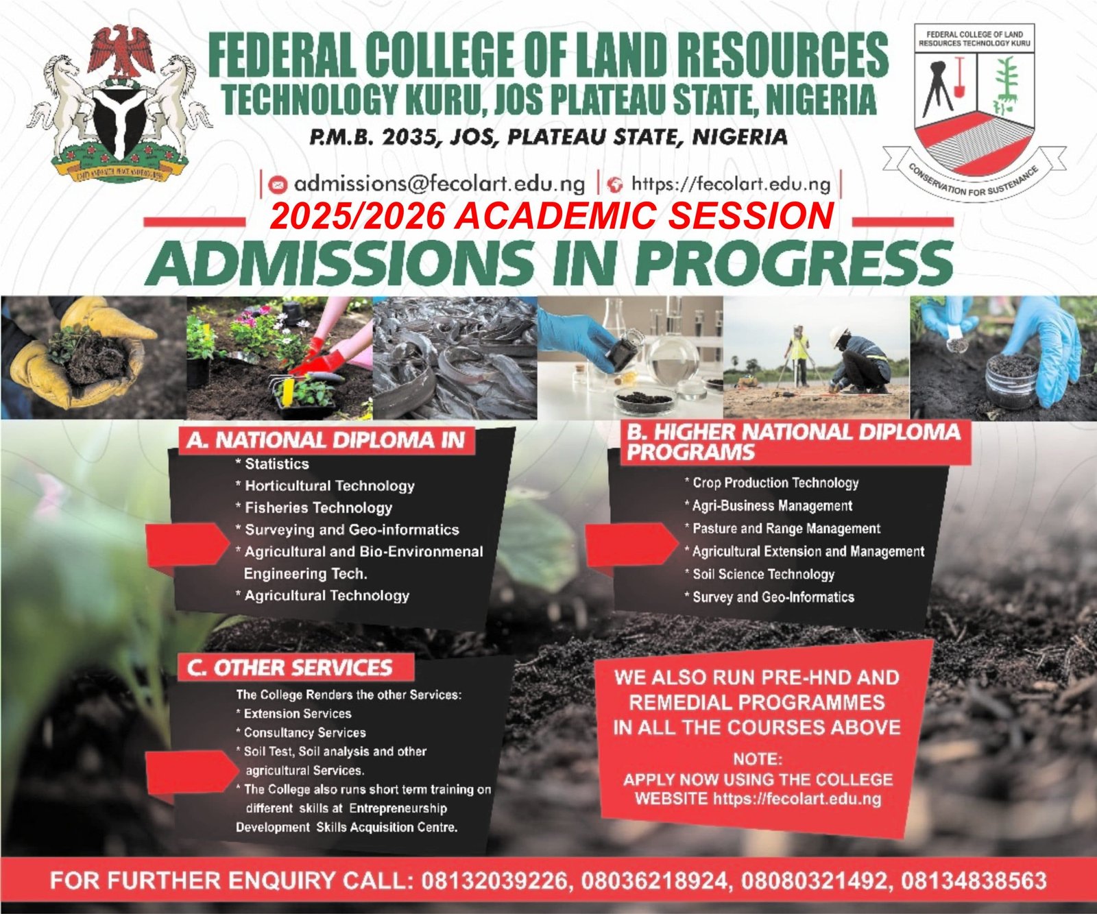 Admissions! Admissions!! Admissions!!!
