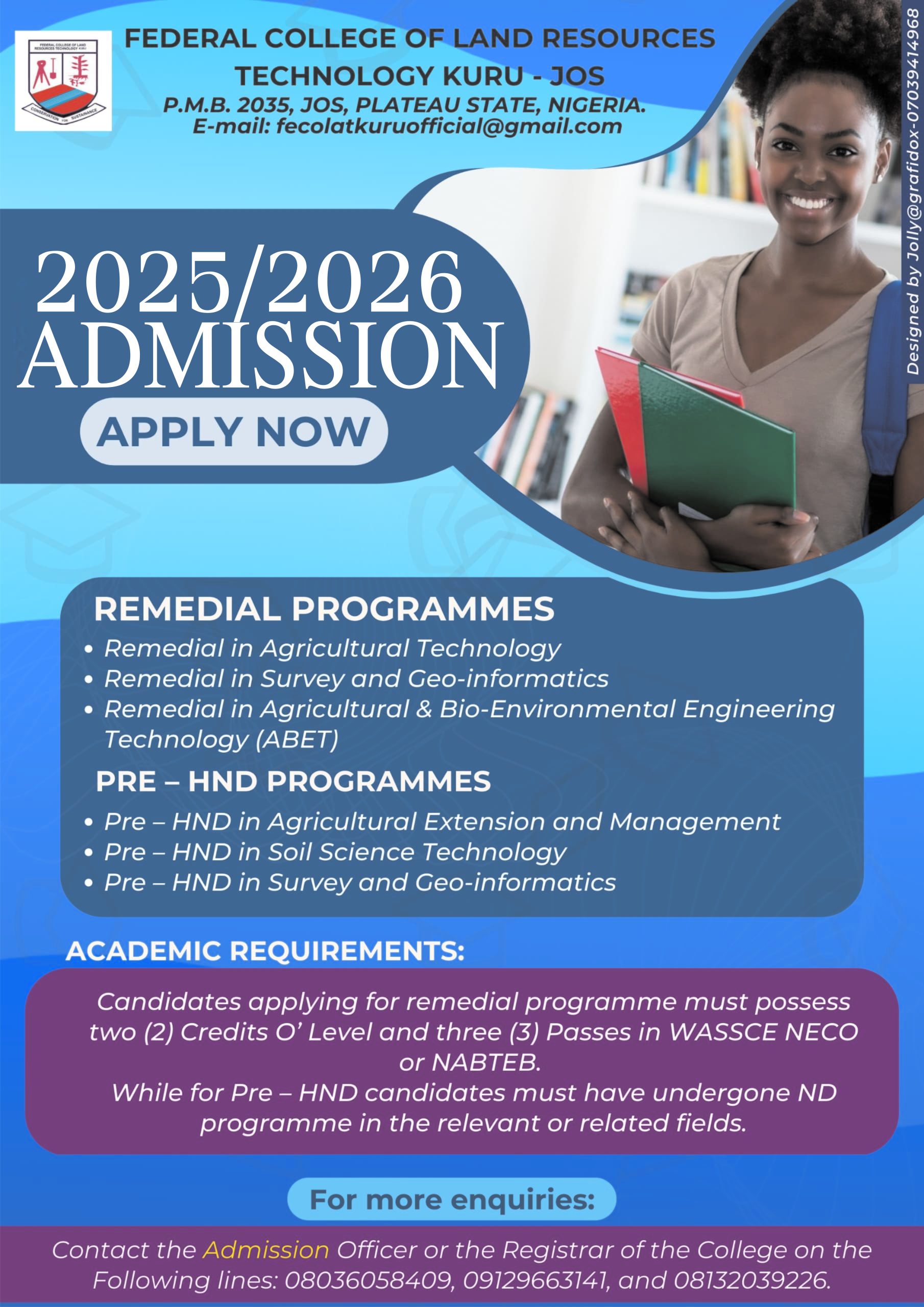 Admissions! Admissions!! Admissions!!!