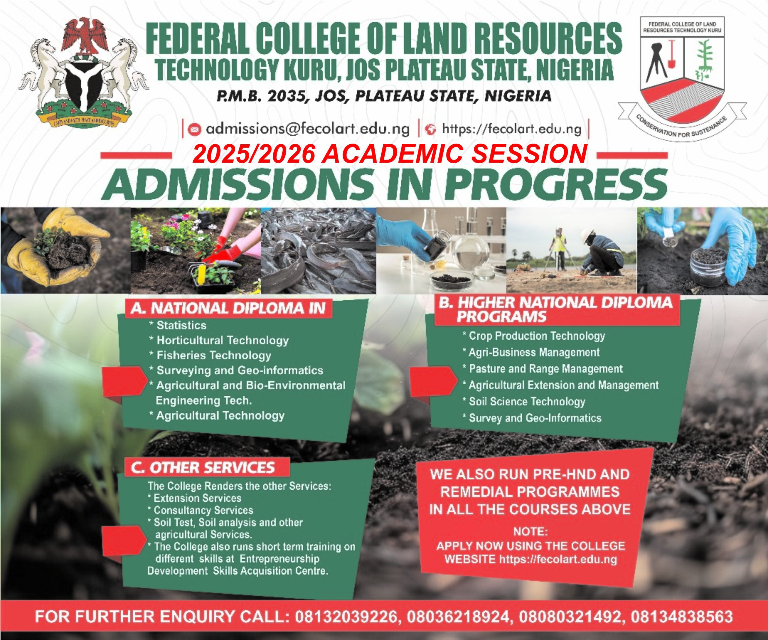 Admissions! Admissions!! Admissions!!!