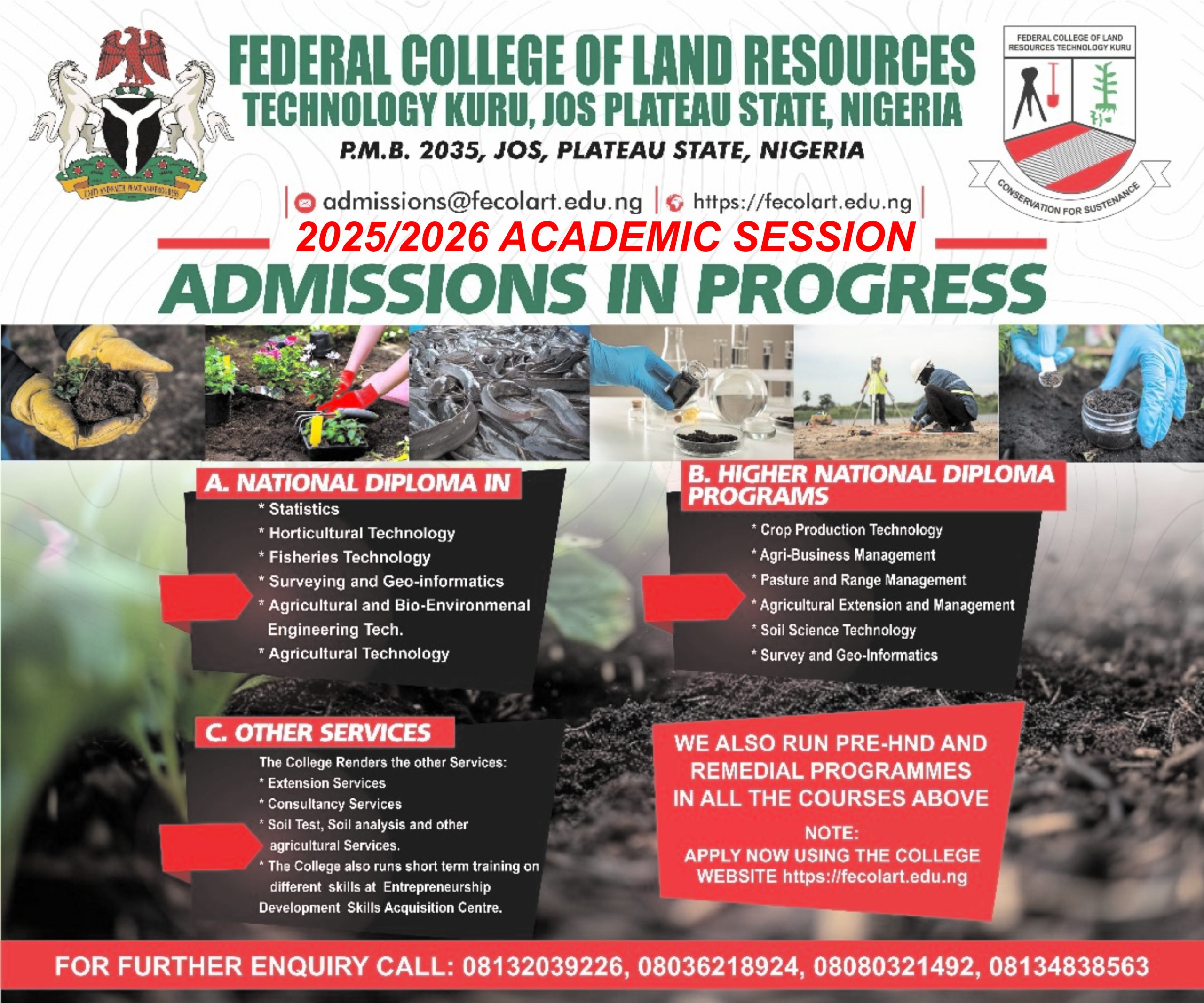 Admissions! Admissions!! Admissions!!!