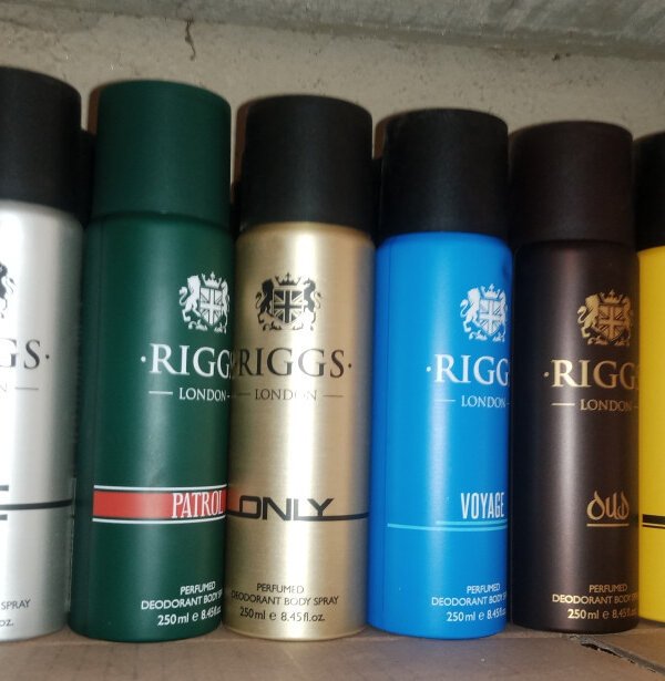 Riggs body spray