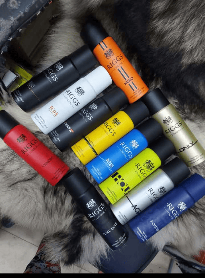 Riggs body spray