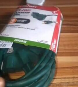 25ft Extension cord (3 outlets) 16GAUGE