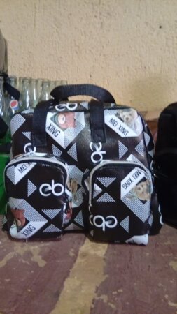 Children lunchbox and school bags