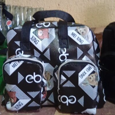 Children lunchbox and school bags